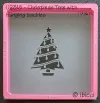 ibicci Christmas Tree with hanging baubles stencil